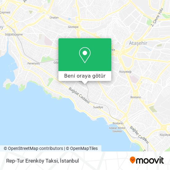Rep-Tur Erenköy Taksi harita