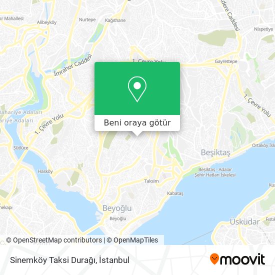 Sinemköy Taksi Durağı harita
