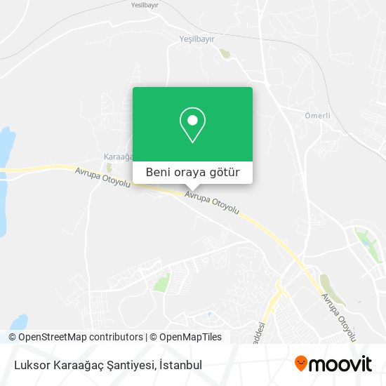 Luksor Karaağaç Şantiyesi harita