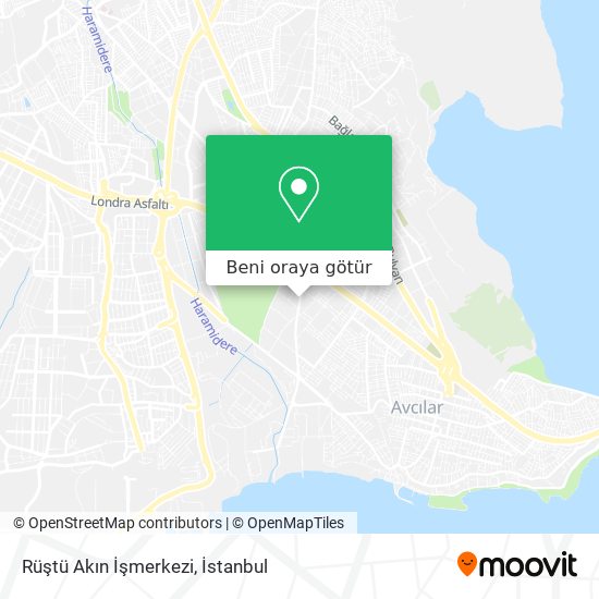 Rüştü Akın İşmerkezi harita