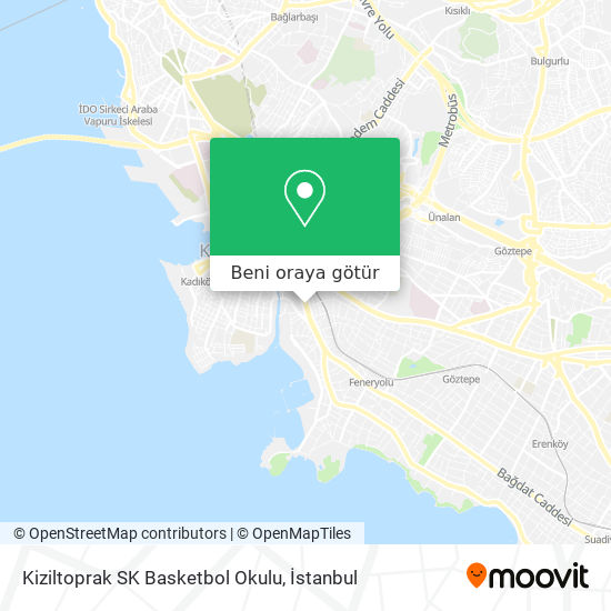 Kiziltoprak SK Basketbol Okulu harita