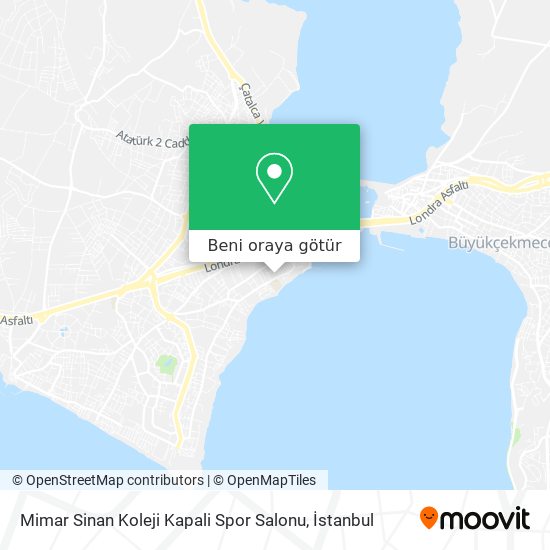 Mimar Sinan Koleji Kapali Spor Salonu harita