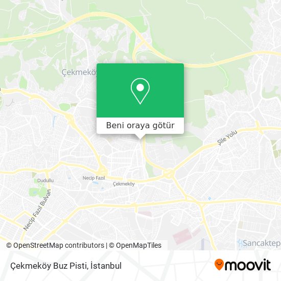 Çekmeköy Buz Pisti harita
