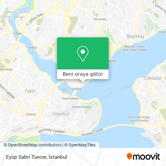 Eyüp Sabri Tuncer harita