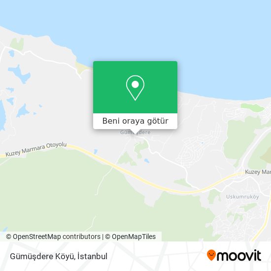 Gümüşdere Köyü harita