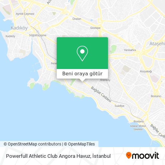 Powerfull Athletic Club Angora Havuz harita