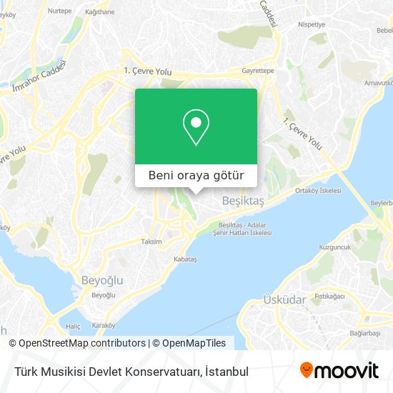 Türk Musikisi Devlet Konservatuarı harita