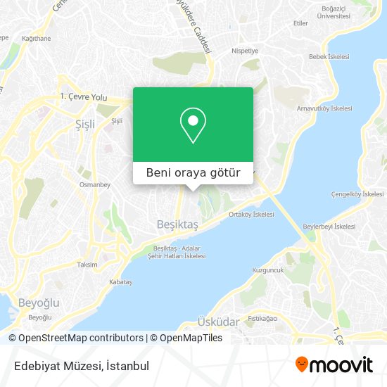 Edebiyat Müzesi harita