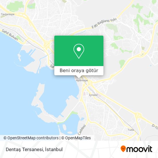 Dentaş Tersanesi harita