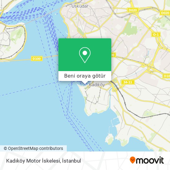 Kadıköy Motor İskelesi harita