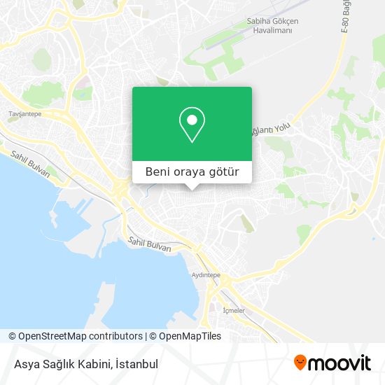 Asya Sağlık Kabini harita