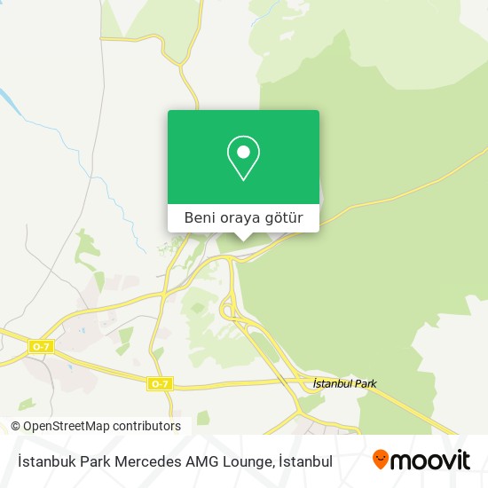 İstanbuk Park Mercedes AMG Lounge harita