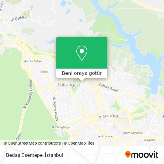 Bedaş Esentepe harita