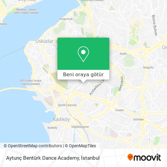 Aytunç Bentürk Dance Academy harita