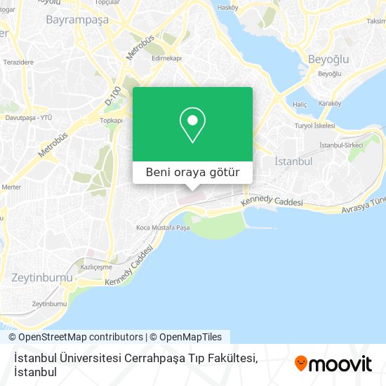 İstanbul Üniversitesi Cerrahpaşa Tıp Fakültesi harita