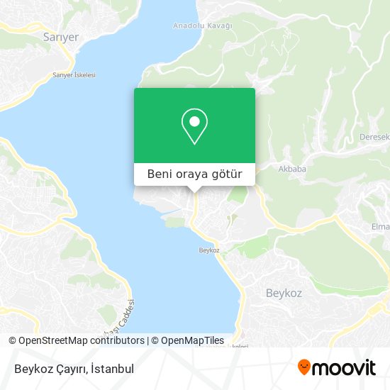 Beykoz Çayırı harita