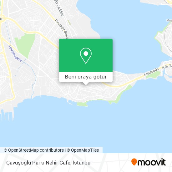 Çavuşoğlu Parkı Nehir Cafe harita