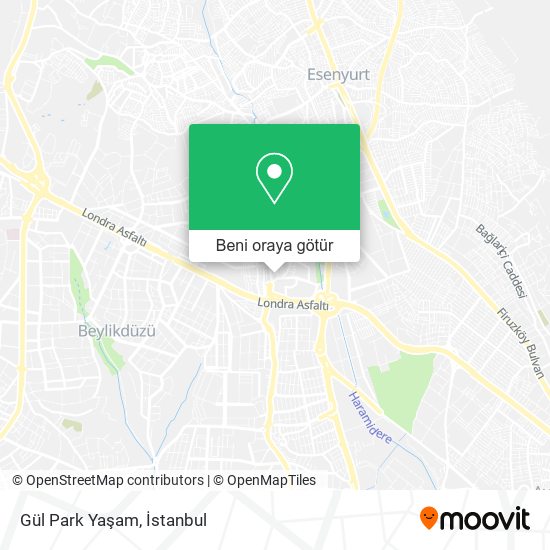 Gül Park Yaşam harita