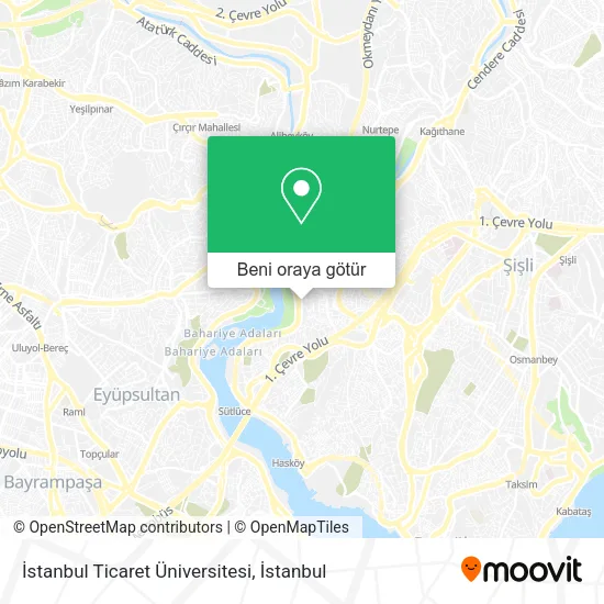 İstanbul Ticaret Üniversitesi harita