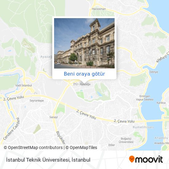 İstanbul Teknik Üniversitesi harita
