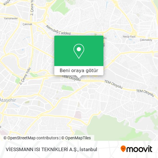 VİESSMANN ISI TEKNİKLERİ A.Ş. harita