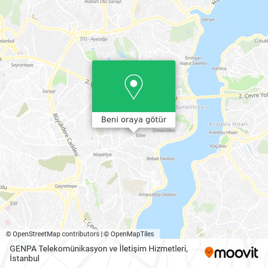 GENPA Telekomünikasyon ve İletişim Hizmetleri harita