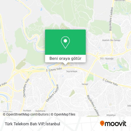 Türk Telekom Batı VIP harita