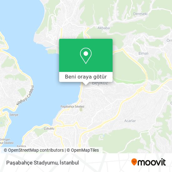 Paşabahçe Stadyumu harita