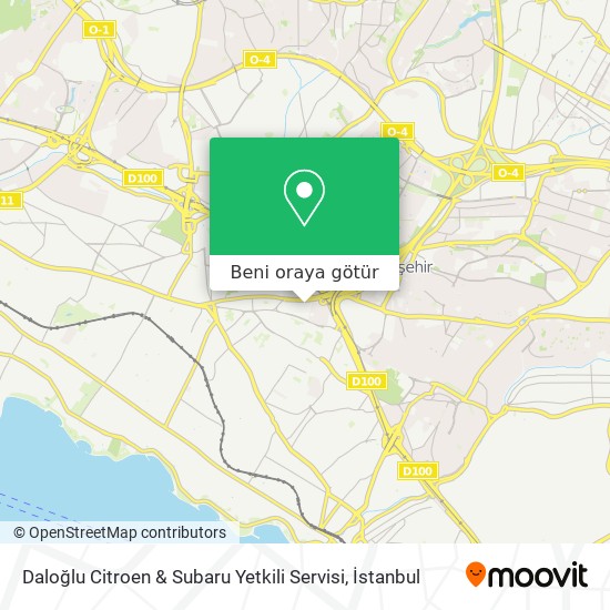 Daloğlu Citroen & Subaru Yetkili Servisi harita