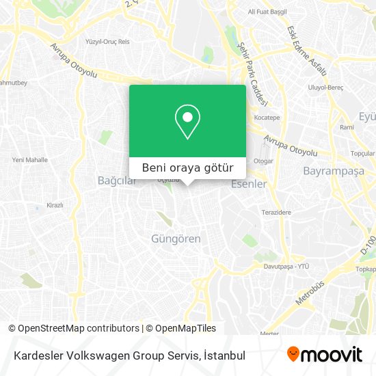 Kardesler Volkswagen Group Servis harita