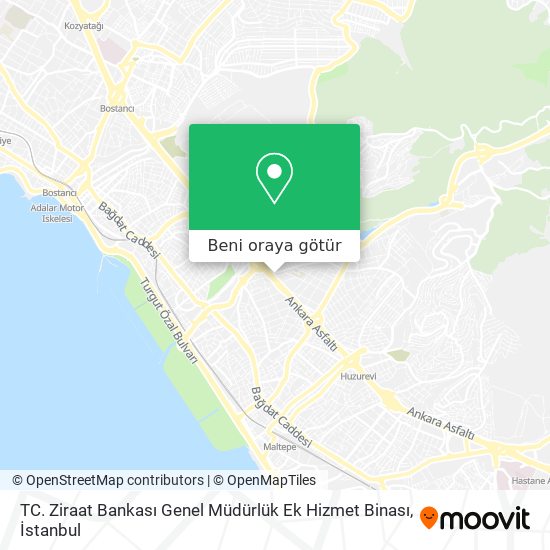TC. Ziraat Bankası Genel Müdürlük Ek Hizmet Binası harita