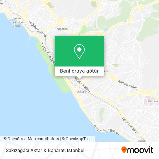 Sakızağacı Aktar & Baharat harita