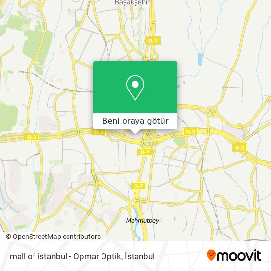 mall of istanbul - Opmar Optik harita