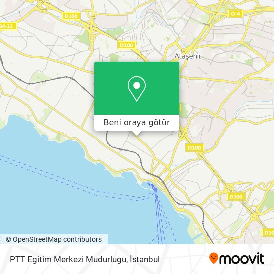 PTT Egitim Merkezi Mudurlugu harita