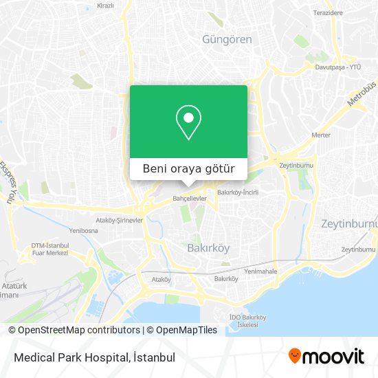 Medical Park Hospital harita