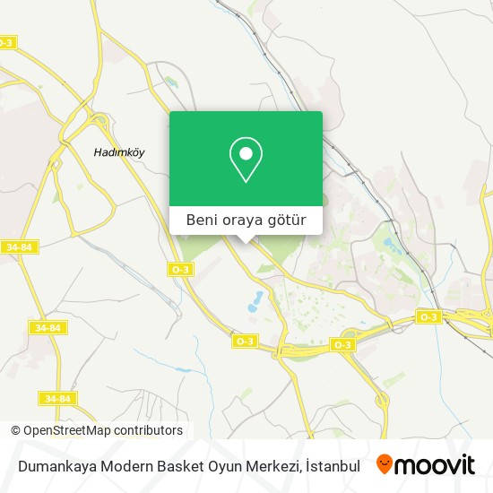 Dumankaya Modern Basket Oyun Merkezi harita