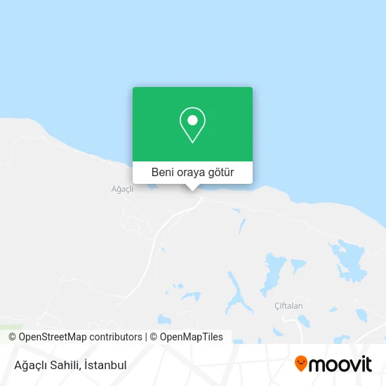 Ağaçlı Sahili harita