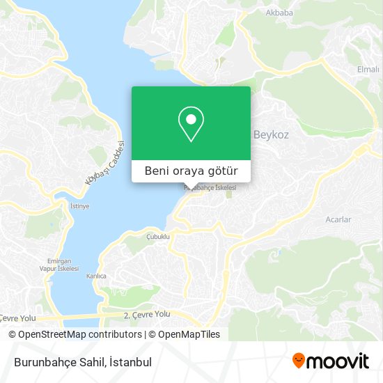 Burunbahçe Sahil harita