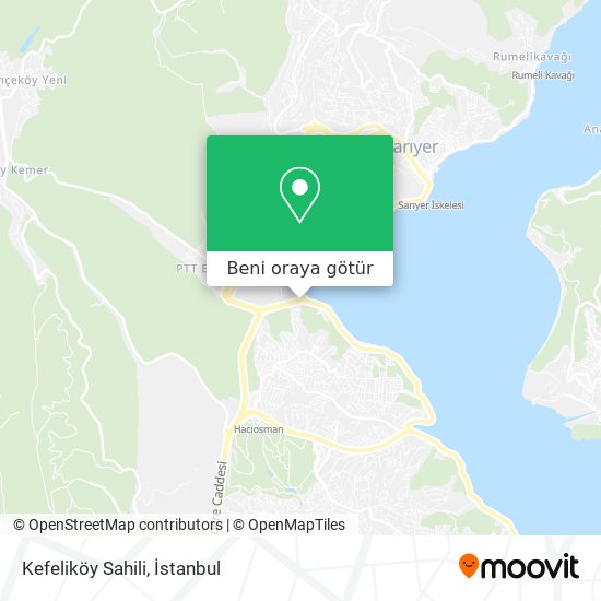 Kefeliköy Sahili harita