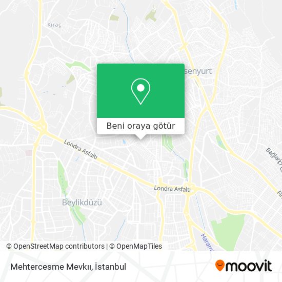 Mehtercesme Mevkıı harita
