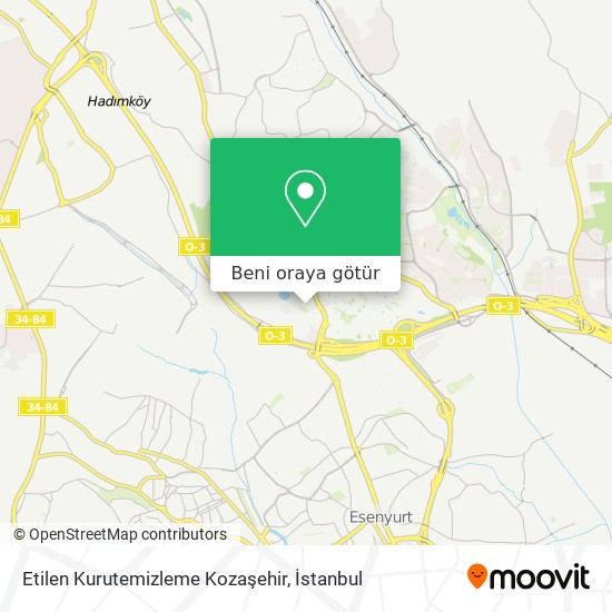 Etilen Kurutemizleme Kozaşehir harita
