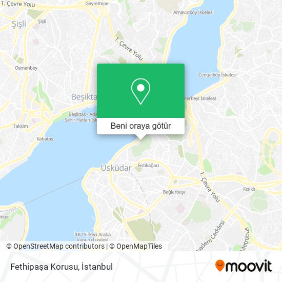 Fethipaşa Korusu harita