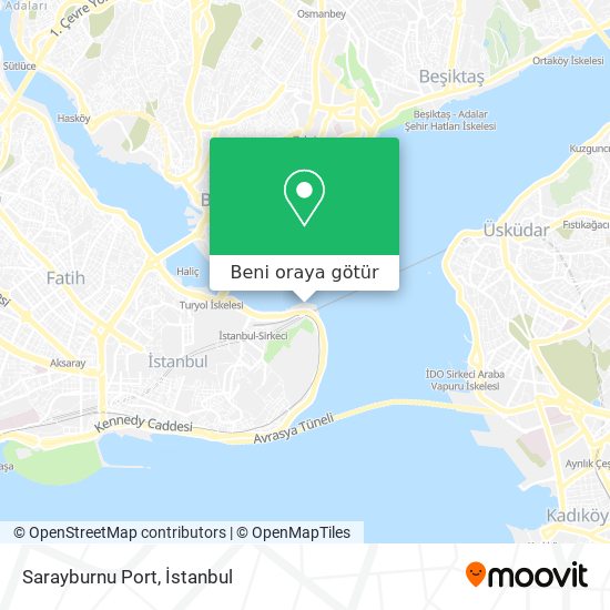 Sarayburnu Port harita