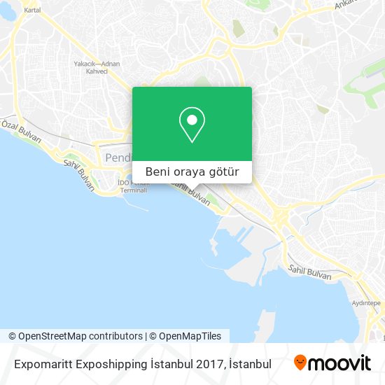 Expomaritt Exposhipping İstanbul 2017 harita