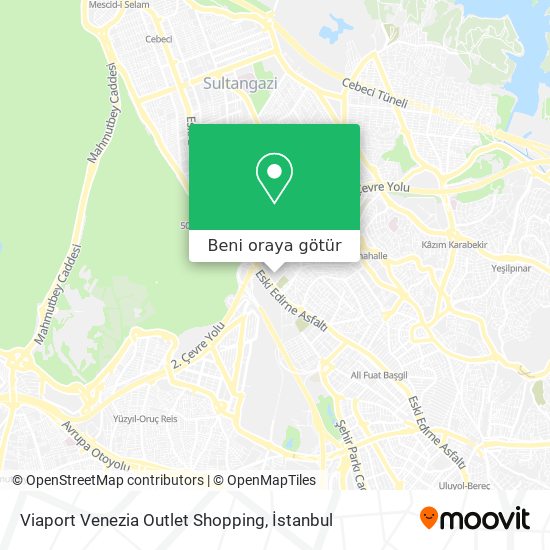 Viaport Venezia Outlet Shopping harita