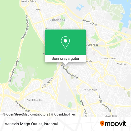 Venezia Mega Outlet harita