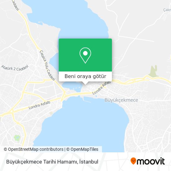 Büyükçekmece Tarihi Hamamı harita