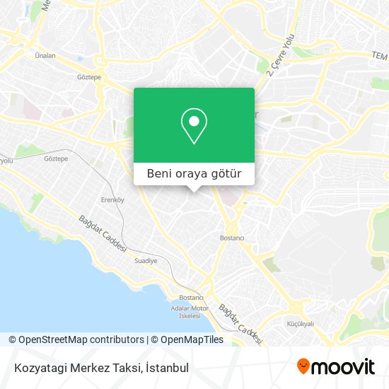 Kozyatagi Merkez Taksi harita