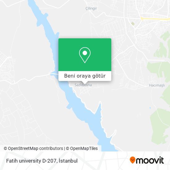 Fatih university D-207 harita