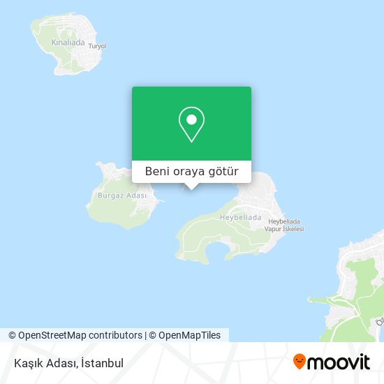 Kaşık Adası harita